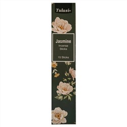 Tulasi JASMINE Incense Sticks, Sarathi (Туласи ЖАСМИН благовония палочки, Саратхи), 15 палочек.