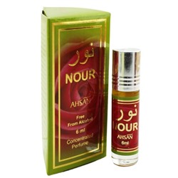 NOUR Concentrated Perfume, Ahsan (НУАР масляные индийские духи), ролик, 6 мл.