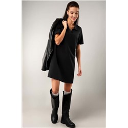 Женское базовое платье - поло Happyfox