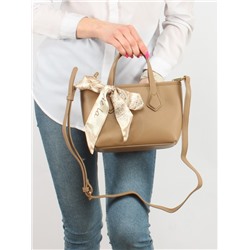 Сумка женская искусственная кожа YDR-3185,  1отд+карм/пер,  плечевой ремень,  бежевый 253917