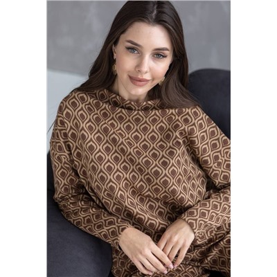 Ivera 6037 коричневый, песок, Брюки,  Джемпер