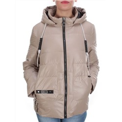 8261 BEIGE Куртка демисезонная женская BAOFANI (100 гр. синтепон) размеры 46-48-50-52-54-56