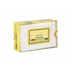 Khadi VEGETABLE APRICOT SOAP, Khadi India (АБРИКОСОВОЕ РАСТИТЕЛЬНОЕ МЫЛО ручной работы с эфирными маслами, Кхади Индия), 100 г. - СРОК ГОДНОСТИ ДО 31 ЯНВАРЯ 2025 ГОДА