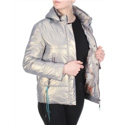 8262 SILVER Куртка демисезонная женская BAOFANI (100 гр. синтепон) размер 52