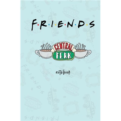 Блокнот. Friends. Central Perk (А5, 80 л., блок в точку)