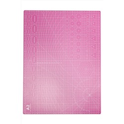 Коврик для рукоделия двухсторонний А2 (SF-6073) розовый