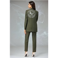 Angelina & Сompany 575 хаки/печать, Брюки,  Жакет