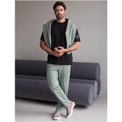 Свободная футболка из премиального хлопка с эластаном