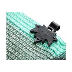 Сетка для притенения от солнца 2м*10м (с клипсой - 25шт)  55% затенения, темно-зеленый