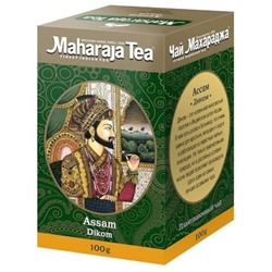 ASSAM DIKOM, Maharaja Tea (АССАМ ДИКОМ чёрный чай, Махараджа чай), 100 г.