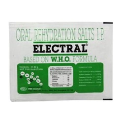 FDC Limited ELECTRAL (Соль ЭЛЕКТРАЛ для пероральной регидрации, восстановление водного баланса организма), 21.8 г