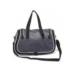 Сумка дорожная Дизайн-Гризли  (Xtreme),  1отд,  плечевой ремень,  2внеш карм,  серый/черный 236794