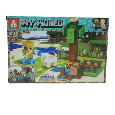 Конструктор My World 125дет. 23*16см  / 66063-3