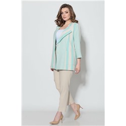 Anna Majewska 1436 зеленый, Брюки,  Жакет