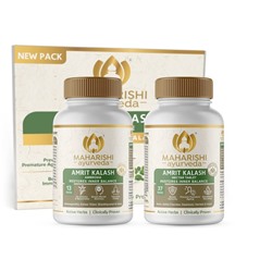 AMRIT KALASH SUGARFREE, Maharishi Ayurveda (АМРИТ КАЛАШ БЕЗ САХАРА, аюрведический комплекс, Махариши Аюрведа), 60 таб + 60 таб.