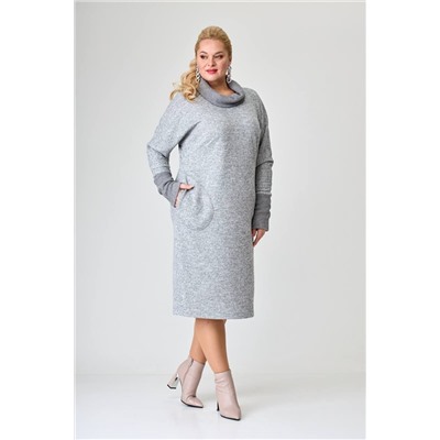 Avenue Fashion 0112 серый, Платье