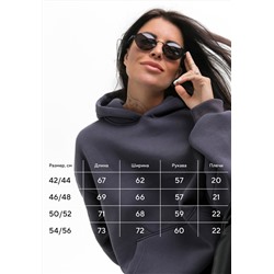 Толстовка Hoodievs woman-grey (Серый)