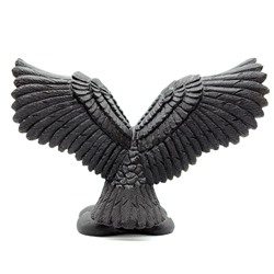 Фигурка из агата черного Орел