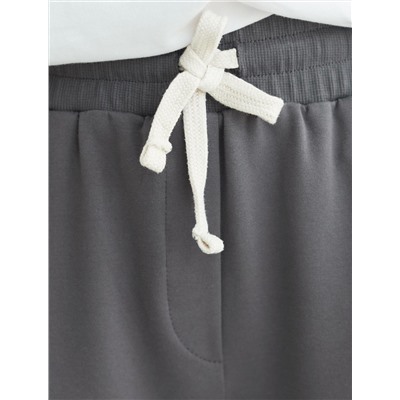 Брюки из облегченного футера с эластаном