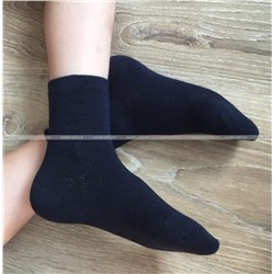 5 ПАР - ЮстаТекс носки подростковые 1с8 (3с35) хлопок с лайкрой синие - 5 пар