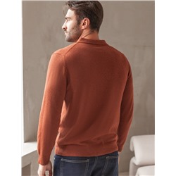 Джемпер-поло из хлопка с нейлоном