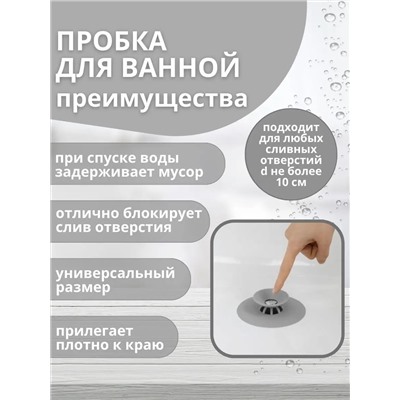 Пробка заглушка для слива 60275