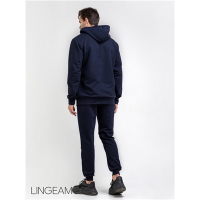 Мужской костюм из футера LINGEAMO темно-синий К-43 (88)
