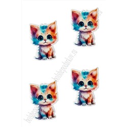 Кабошон-вырубка "Котёнок" 2,5*3,5 см (10 шт) SF-6034, №13
