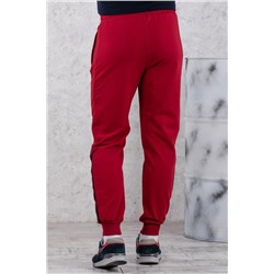 брюки спортивные 
            3.MM117B-бордовый