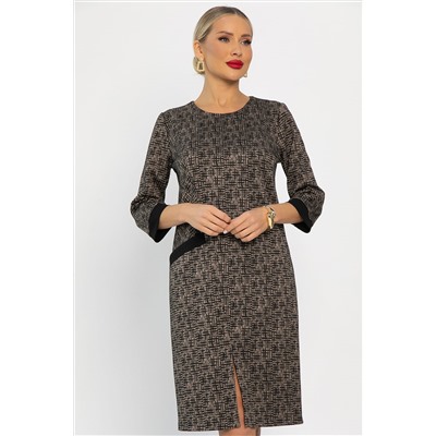 Платье Твоя мода (коричневое) П13746-19М