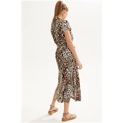 DAVA 156 принт_леопард, Платье