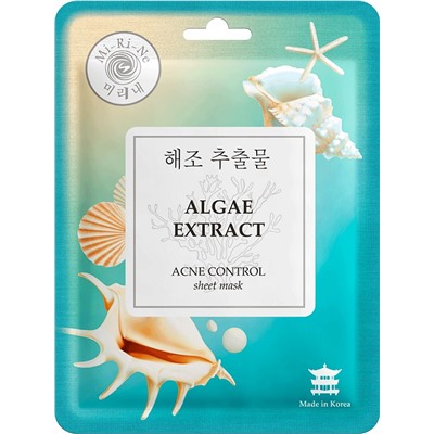 Mi-Ri-Ne  Маска тканевая ОЧИЩАЮЩАЯ  ALGAE EXTRACT 23г