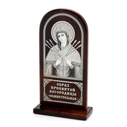 Икона из обсидиана "Семистрельная" 70*30*125мм