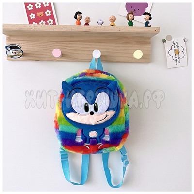 Рюкзак дошкольный пушистый SONIC СОНИК в ассортименте ru_son2, ru_son2, ru_son2-blue, ru_son2-red, ru_son2-yellow, ru_son2-black