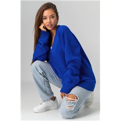 Женский свитер оверсайз с V-образным вырезом Happyfox