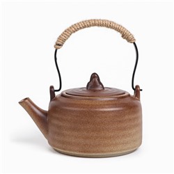 Чайник ручной работы для чайной церемонии с чайной плитой, 300 мл