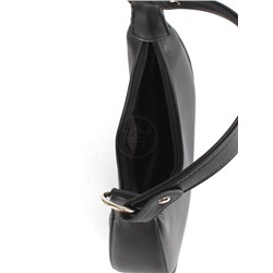 Сумка женская искусственная кожа ADEL-303/1,  mpl,  1 отд,  черный гладкий 253686