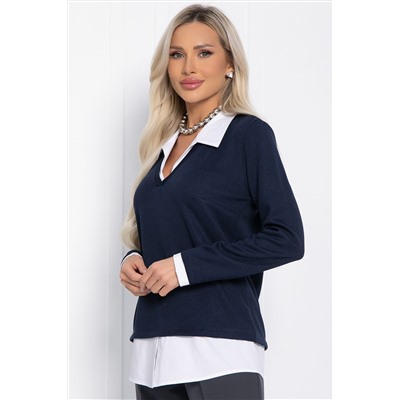 Пуловер На высоте (темно-синий) Б12339-12