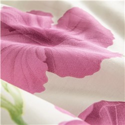 Комплект постельного белья Сатин с Одеялом 100% хлопок на резинке OBR155