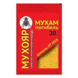 Мухояр Гранулы от мух 30г (ВХ) /100шт