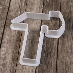 Вырубка для пряника "Молоток" пластик, 8 см