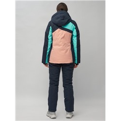 Горнолыжный костюм женский бирюзового цвета 02011Br