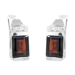 Серьги из серебра гранат, Сеньора