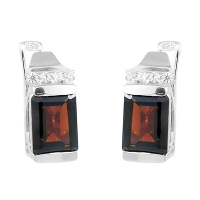 Серьги из серебра гранат, Сеньора