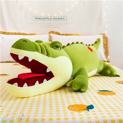 Мягкая игрушка-обнимашка КРОКОДИЛ-2 80 см croc-80, croc-80-green, croc-80-lightgreen