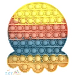 POP IT antistress Сенсорная игрушка с пузырьками МЕДУЗА Пастель / Вечная пупырка, popit_meduza