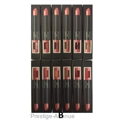Блеск для губ+помада+карандаш М.А.С. Matte Lipstick & Lipgloss Matte Lip Pencil (упак 12цв)