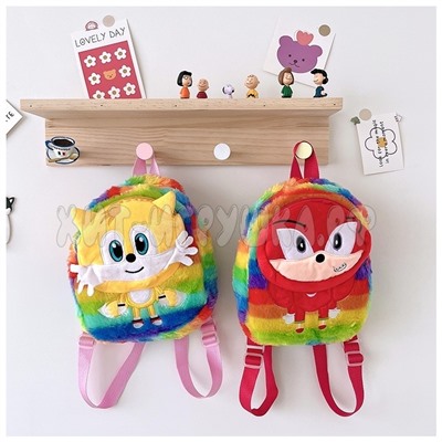 Рюкзак дошкольный пушистый SONIC СОНИК в ассортименте ru_son2, ru_son2, ru_son2-blue, ru_son2-red, ru_son2-yellow, ru_son2-black