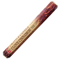 Hem Incense Sticks CLOVE CINNAMON (Благовония ГВОЗДИКА и КОРИЦА, Хем), уп. 20 палочек.