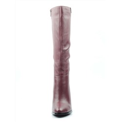 K47-A4 WINE RED Сапоги зимние женские (натуральная кожа, натуральный мех (еврозима)) размер 37